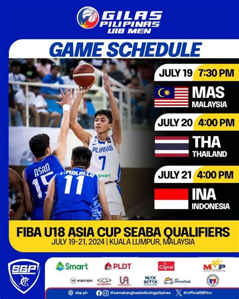 gilas pilipinas schedule|Game Schedules Archives .